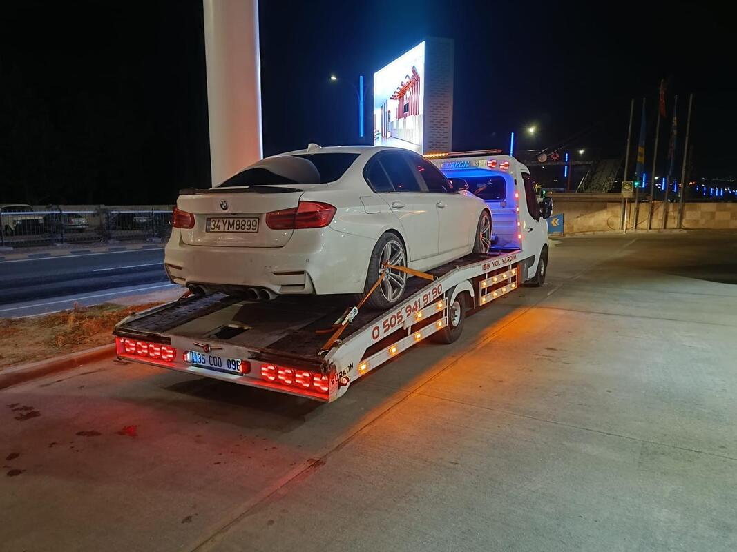 Çiğli kaza sonrası kurtarma